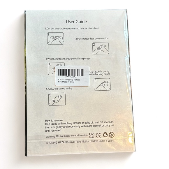 4th of July Temporary Tattoo Set, Waterproof Independence Day Body Stickers - Picture 12 of 13